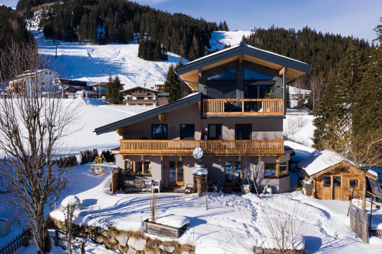 Ski In - Ski Out Panoramaferienhaus Breitmoos Neben Mittelstation Mittersill Buitenkant foto